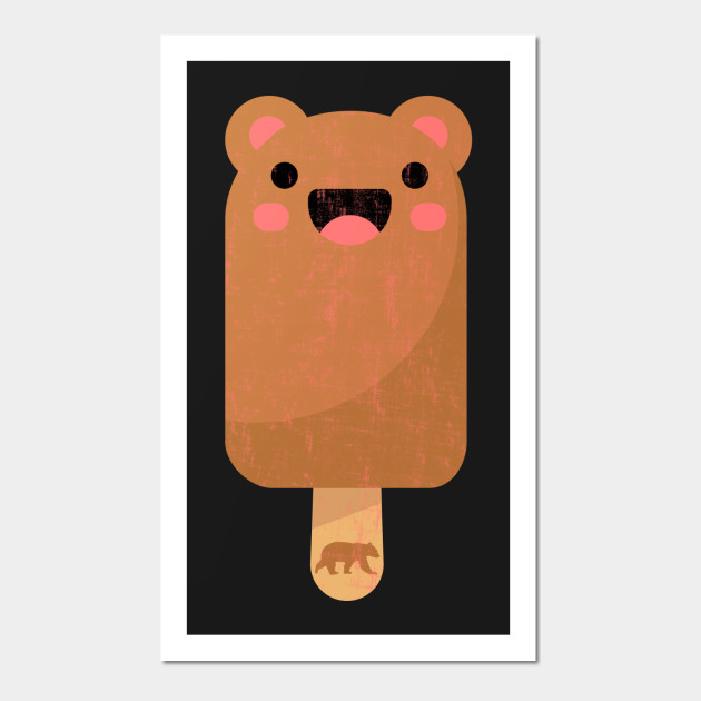 Cute Bear Popsicle Summertime